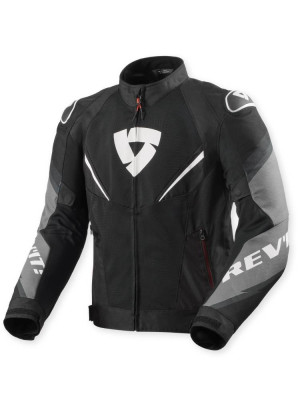 Kurtka motocyklowa tekstylna REV’IT! Quantum 3 Air czarno-biała