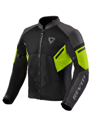Kurtka motocyklowa tekstylna REV’IT! GT-R Air 3 czarno-fluo żółta