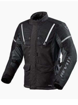 Kurtka motocyklowa tekstylna REV’IT! Horizon 3 H2O czarno-biała