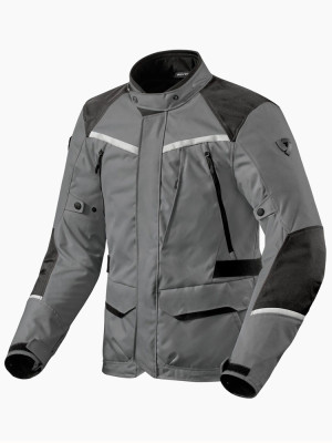 Kurtka motocyklowa tekstylna REV’IT! Voltiac 3 H2O szaro-czarna