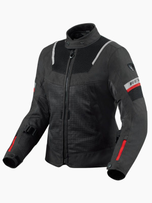 Kurtka motocyklowa damska tekstylna REV’IT! Tornado 4 H2O czarno-szara