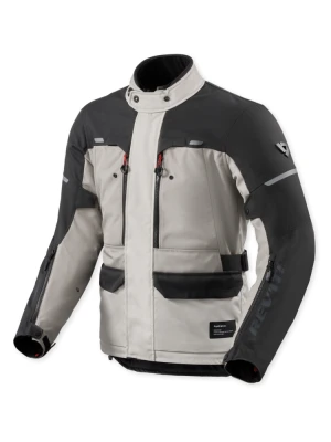 Kurtka motocyklowa tekstylna REV’IT! Outback 5 H2O szaro-czarna