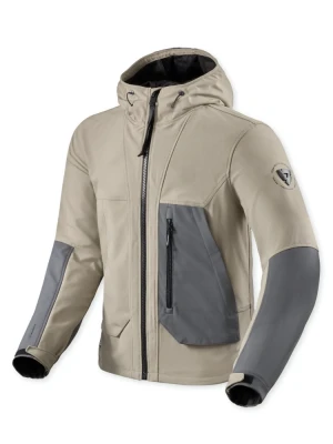 Softshell motocyklowy REV’IT! Boson brązowo-szary