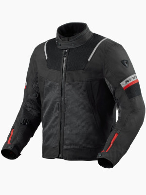 Kurtka motocyklowa tekstylna REV’IT! Tornado 4 H2O czarno-szara
