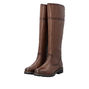 Damskie Kozaki REMONTE R6581-24 Brązowe - Skóra naturalna