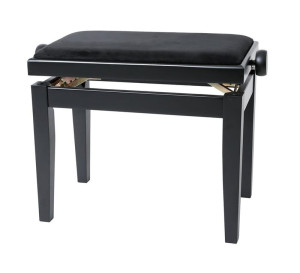 Gewa 130000 ława do pianina czarny mat