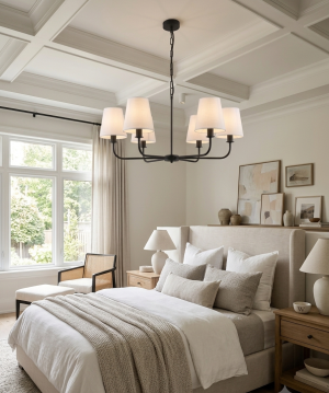 Lampa sufitowa Rusłana 6-ramienny żyrandol w stylu nowoczesnej klasyki