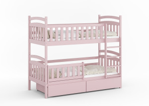 Patrová postel Beli 80x160 Růžová
