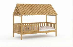Jednolůžková postel Nidi 80x160 Dub
