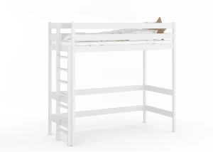 Vyvýšená postel Veli 80x160 Bílá