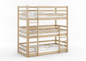 Łóżko 3-osobowe Treko 80x160 Sosna