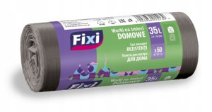 Worki na śmieci 35L a'50 Fixi HDPE