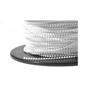 Łańcuszek kulkowy mały do rolet, żaluzji 3,2mm biały