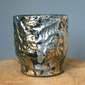 Osłonka ceramiczna na doniczkę Ø 9cm. kwiaty doniczkowe