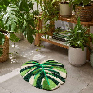 Dywan 54x47 Monstera variegata - tufting