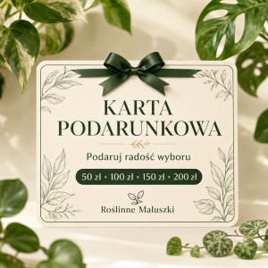 Elektroniczna karta podarunkowa na rośliny - 100zł.