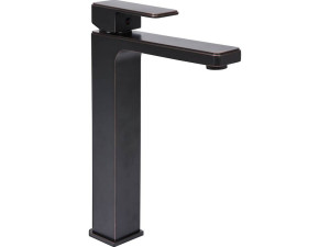 Bateria umywalkowa wysoka retro black 3 fala