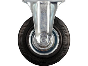 Kółko stałe z czarną gumą 125mm 87303 vorel