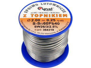 Spoiwo lutownicze sn60pb40 2,0/250 76819 cynel