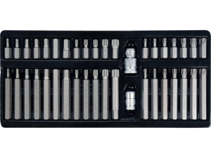 Zestaw bitów końcówki imbus torx spline 40el. yato
