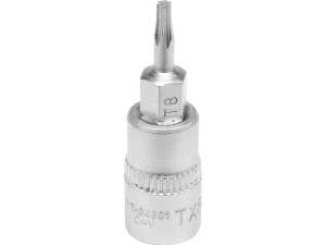 Klucz nasadowy trzpieniowy torx 1/4 t8 l37mm yt-04301 yato