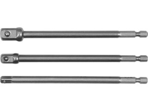 Adapter hex do nasadek-1/4, 3/8, 1/2 3szt. yato