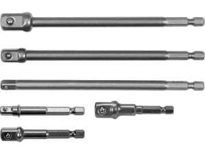 Adapter hex do nasadek-1/4, 3/8, 1/2 6szt. yato