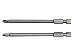 Końcówki wkrętakowe 1/4, 2 szt - triwing: nr1x100mm nr3x100mm bity yato