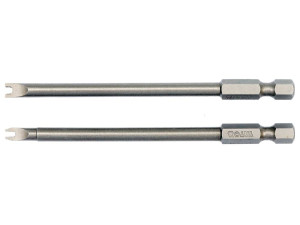 Końcówki wkrętakowe 1/4, 2 szt - spanner: nr4x100mm nr8x100mm bity yato