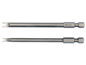 Końcówki wkrętakowe 1/4, 2 szt - spanner: nr6x100mm nr10x100mm bity yato