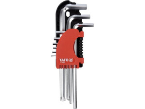 Klucze imbusowe hex 2-10 mm, kpl. 9 szt. imbusy yato