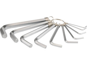 Klucze imbusowe hex, 1,5-10 mm, kpl. 10 szt imbusy yato