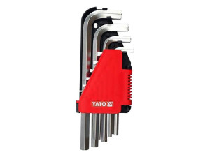 Klucze imbusowe hex 2-12 mm, 10 cz. imbusy yato