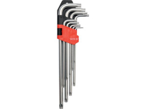 Klucze imbusowe torx, długie t10-t50, 9 cz. imbusy yato