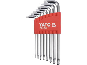 Zestaw kluczy torx z kulką długie 8cz. t9-t40 imbusy yato