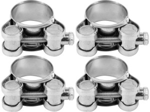 Obejma, opaska śrubowa, zaciskowa ocynkowana gbs w1 25-27mm, 4szt.