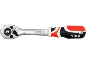 Grzechotka do nasadek 1/4" wygięta yato