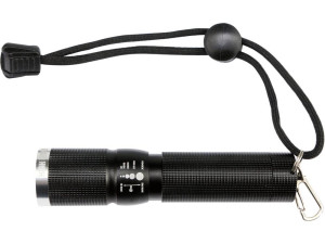 Metalowa latarka z diodą led cree xp-e, 100x25mm yt-08571 yato