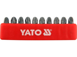 Końcówki wkrętakowe pz3x25 mm, kpl. 10 szt. bity 1/4