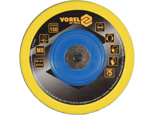 Tarcza do szlifierki pneumatycznej 150mm 81115 vorel