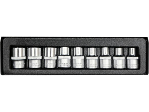 Klucze nasadowe nasadki torx e10-e24 zestaw 9szt.