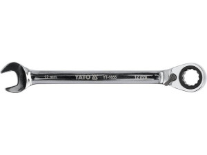 Klucz płasko-oczkowy z grzechotką 12 mm yt-1655 yato