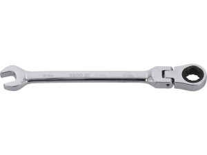 Klucz płasko-oczkowy z grzechotką i przegubem 10 mm yt-1676 yato