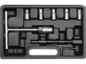 Zestaw frezów do gniazd wtryskiwaczy - common rail yt-17625 yato