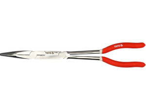 Szczypce wydłużone wygięte 2 przeguby 330mm yato