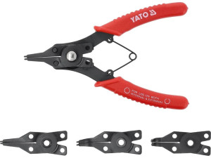 Szczypce segera 160mm kpl. 4 końcówki yato
