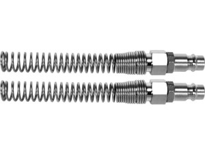 Szybkozłącze m ze spręzyną na wąż 6x10mm 2 sztuki yt-24103 yato
