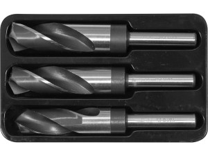 Komplet wierteł do metalu 3szt 22-25mm