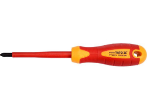 Wkrętak izolowany 1000 v ph2x100 mm śrubokręt yato