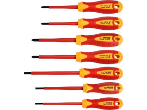 Zestaw wkrętaków izolowanych 1000 v 7 cz. śrubokręty yato
